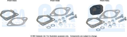 BM Catalysts FK91755 - Garnitura za montažu, katalizator www.molydon.hr