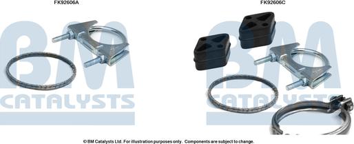 BM Catalysts FK92606 - Garnitura za montažu, katalizator www.molydon.hr