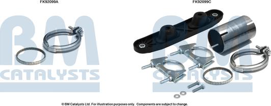BM Catalysts FK92099 - Garnitura za montažu, katalizator www.molydon.hr