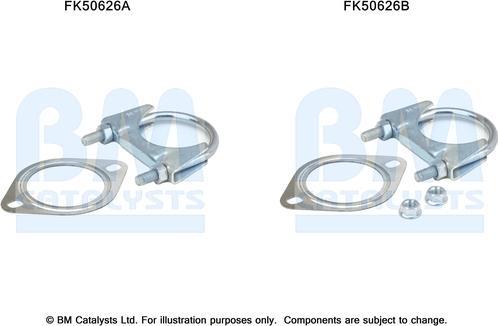 BM Catalysts FK50626 - Garnitura za montažu, Ispušna Cijev www.molydon.hr