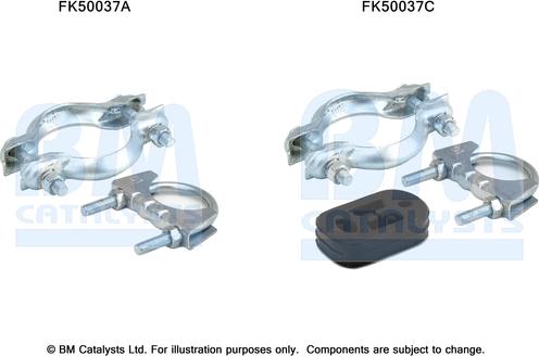 BM Catalysts FK50037 - Garnitura za montažu, Ispušna Cijev www.molydon.hr