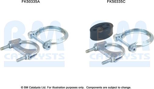 BM Catalysts FK50335 - Garnitura za montažu, Ispušna Cijev www.molydon.hr