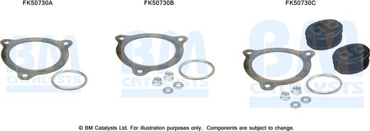 BM Catalysts FK50730 - Garnitura za montažu, Ispušna Cijev www.molydon.hr