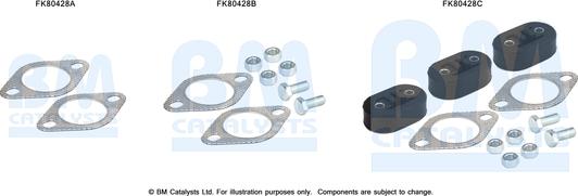BM Catalysts FK80428 - Garnitura za montažu, katalizator www.molydon.hr