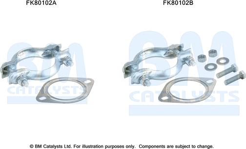 BM Catalysts FK80102 - Garnitura za montažu, katalizator www.molydon.hr