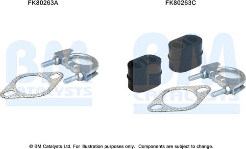 BM Catalysts FK80263 - Garnitura za montažu, katalizator www.molydon.hr