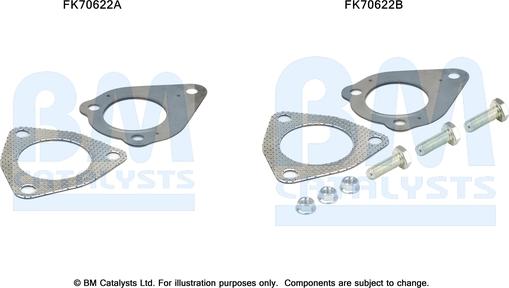 BM Catalysts FK70622 - Garnitura za montažu, Ispušna Cijev www.molydon.hr