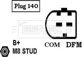 Borg & Beck BBA3002 - Alternator www.molydon.hr