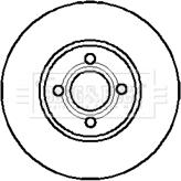 Borg & Beck BBD4945 - Kočioni disk www.molydon.hr