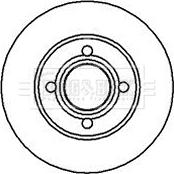 Borg & Beck BBD4950 - Kočioni disk www.molydon.hr