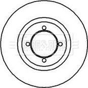 Borg & Beck BBD4906 - Kočioni disk www.molydon.hr