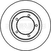 Borg & Beck BBD4980 - Kočioni disk www.molydon.hr