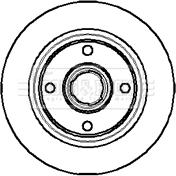 Borg & Beck BBD4934 - Kočioni disk www.molydon.hr