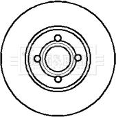 Borg & Beck BBD4973 - Kočioni disk www.molydon.hr