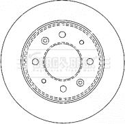 Borg & Beck BBD4496 - Kočioni disk www.molydon.hr