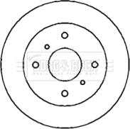 Borg & Beck BBD4441 - Kočioni disk www.molydon.hr