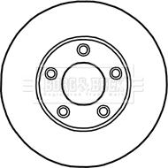 Borg & Beck BBD4447 - Kočioni disk www.molydon.hr