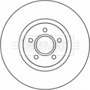 Borg & Beck BBD4454 - Kočioni disk www.molydon.hr