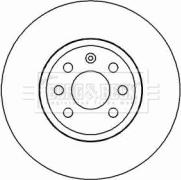 Borg & Beck BBD4455 - Kočioni disk www.molydon.hr