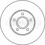 Borg & Beck BBD4451 - Kočioni disk www.molydon.hr