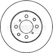 Borg & Beck BBD4401 - Kočioni disk www.molydon.hr