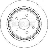 Borg & Beck BBD4489 - Kočioni disk www.molydon.hr