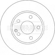 Borg & Beck BBD4484 - Kočioni disk www.molydon.hr