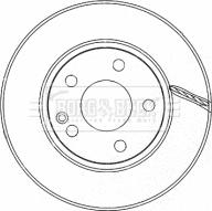 Borg & Beck BBD4485 - Kočioni disk www.molydon.hr