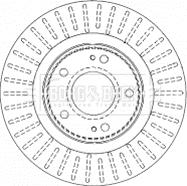 Borg & Beck BBD4481 - Kočioni disk www.molydon.hr