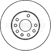 Borg & Beck BBD4436 - Kočioni disk www.molydon.hr