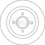 Borg & Beck BBD4421 - Kočioni disk www.molydon.hr