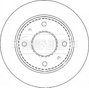 Borg & Beck BBD4478 - Kočioni disk www.molydon.hr