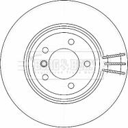 Borg & Beck BBD4472 - Kočioni disk www.molydon.hr