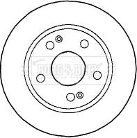 Borg & Beck BBD4591 - Kočioni disk www.molydon.hr