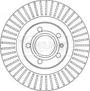 Borg & Beck BBD4548 - Kočioni disk www.molydon.hr