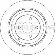 Borg & Beck BBD4543 - Kočioni disk www.molydon.hr