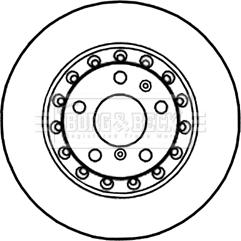 Borg & Beck BBD4547 - Kočioni disk www.molydon.hr