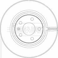 Borg & Beck BBD4509 - Kočioni disk www.molydon.hr