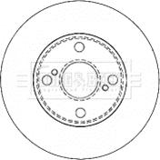 Borg & Beck BBD4503 - Kočioni disk www.molydon.hr