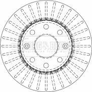 Borg & Beck BBD4510 - Kočioni disk www.molydon.hr