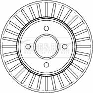 Borg & Beck BBD4518 - Kočioni disk www.molydon.hr