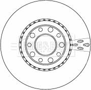 Borg & Beck BBD4513 - Kočioni disk www.molydon.hr