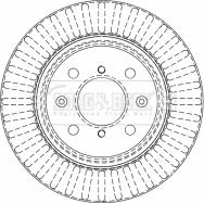 Borg & Beck BBD4512 - Kočioni disk www.molydon.hr