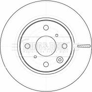 Borg & Beck BBD4534 - Kočioni disk www.molydon.hr