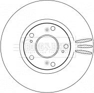 Borg & Beck BBD4538 - Kočioni disk www.molydon.hr