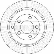 Borg & Beck BBD4532 - Kočioni disk www.molydon.hr