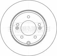 Borg & Beck BBD4525 - Kočioni disk www.molydon.hr