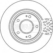 Borg & Beck BBD4521 - Kočioni disk www.molydon.hr