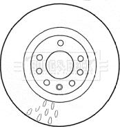 Borg & Beck BBD4576 - Kočioni disk www.molydon.hr