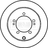 Borg & Beck BBD4644 - Kočioni disk www.molydon.hr